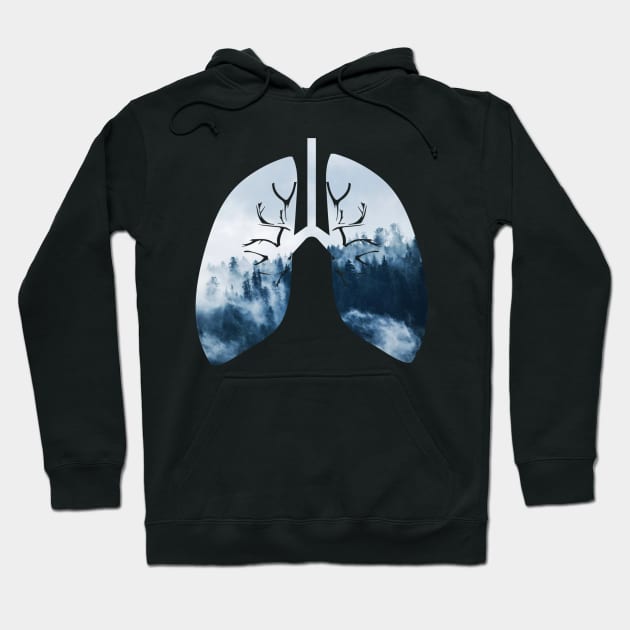 I breath Forest Hoodie by MouadbStore